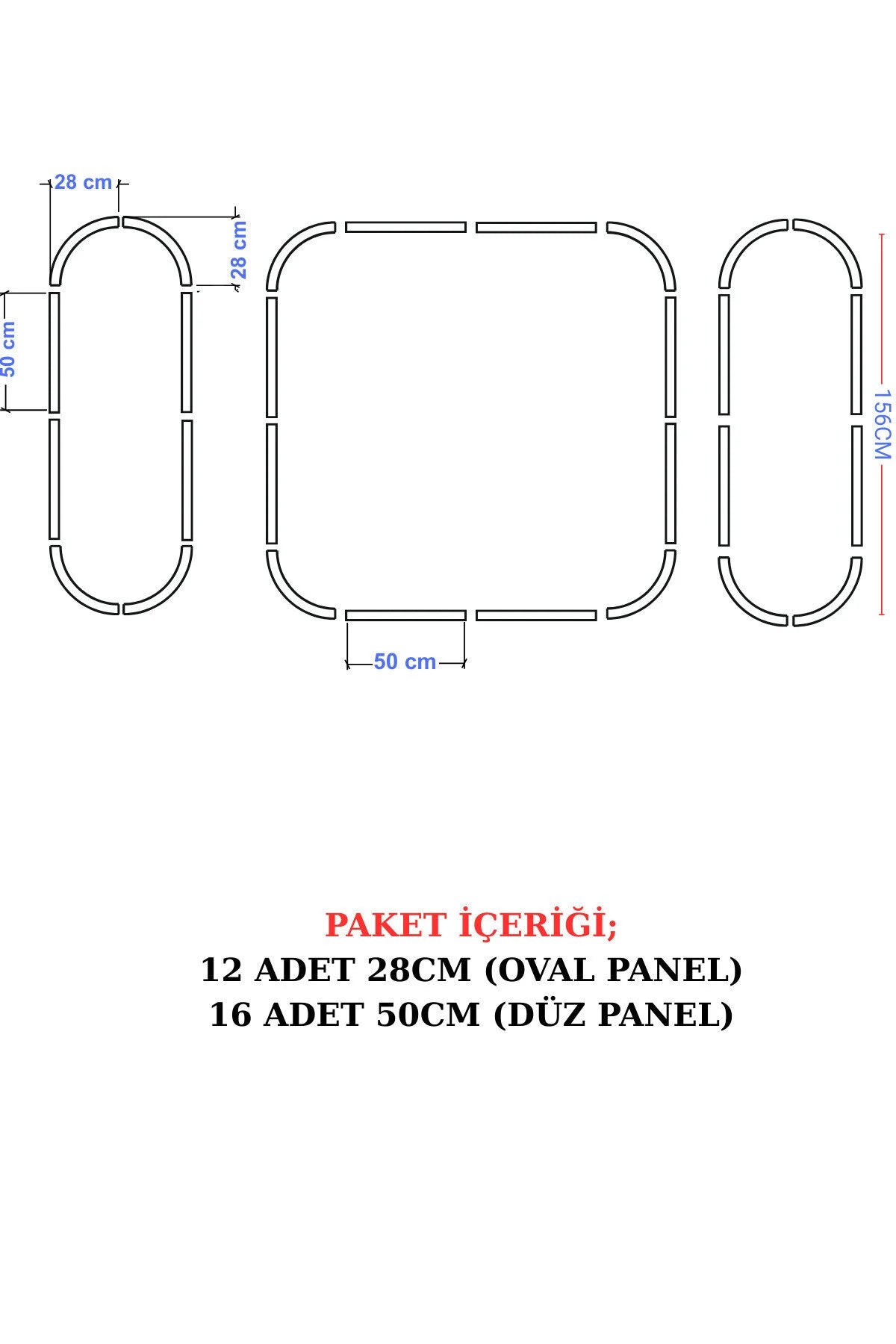 Modern Dekoratif Duvar Paneli – Ahşap Duvar Çıtası Oval Serisi