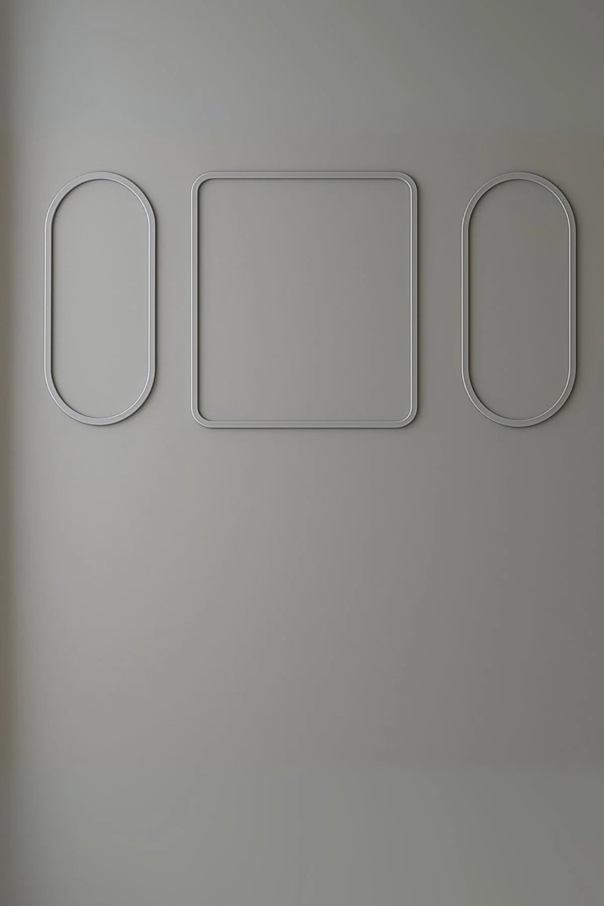 Modern Dekoratif Duvar Paneli – Ahşap Duvar Çıtası Oval Serisi