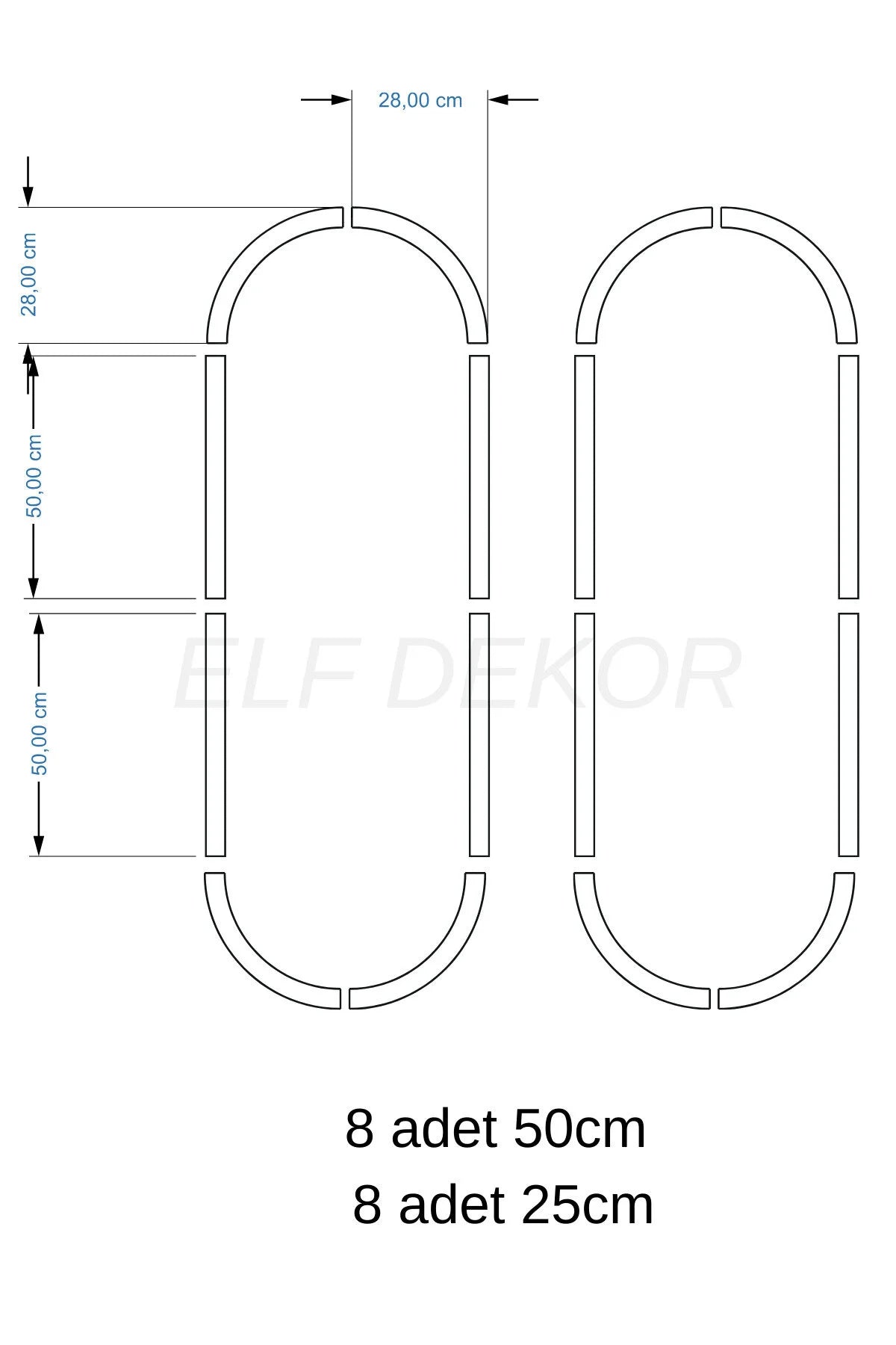 Modern Dekoratif Duvar Paneli – Ahşap Duvar Çıtası Oval Serisi