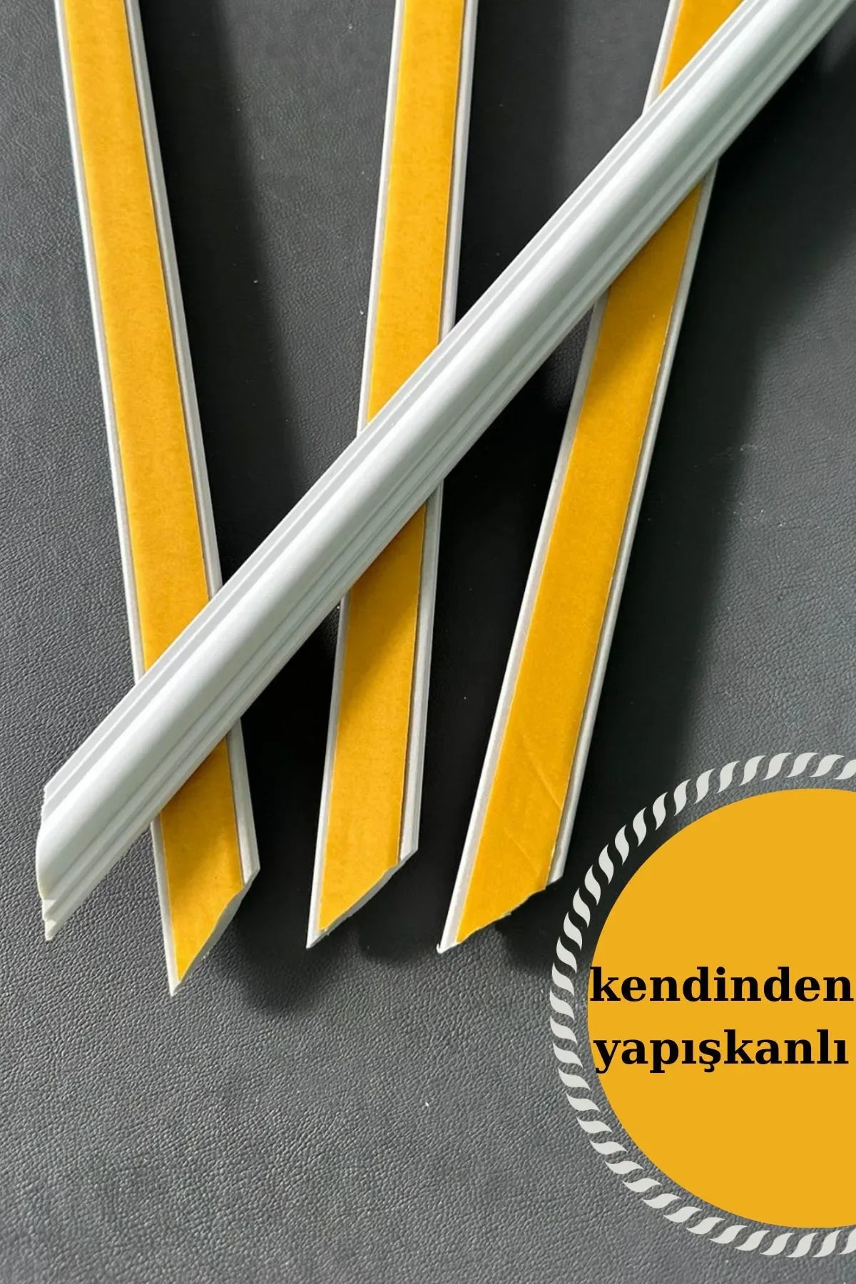 Kolay Kurulum, Kendinden Yapışkanlı, Boyanabilir Dekoratif Hazır Kesimli Duvar Çıtası Paketi