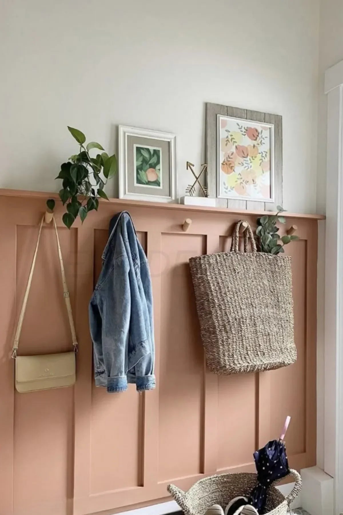 Antre,Koridor Boyanabilir İskandinav Duvar Çıtası 100cm x 7,5 cm (6 ADET) - 8mm