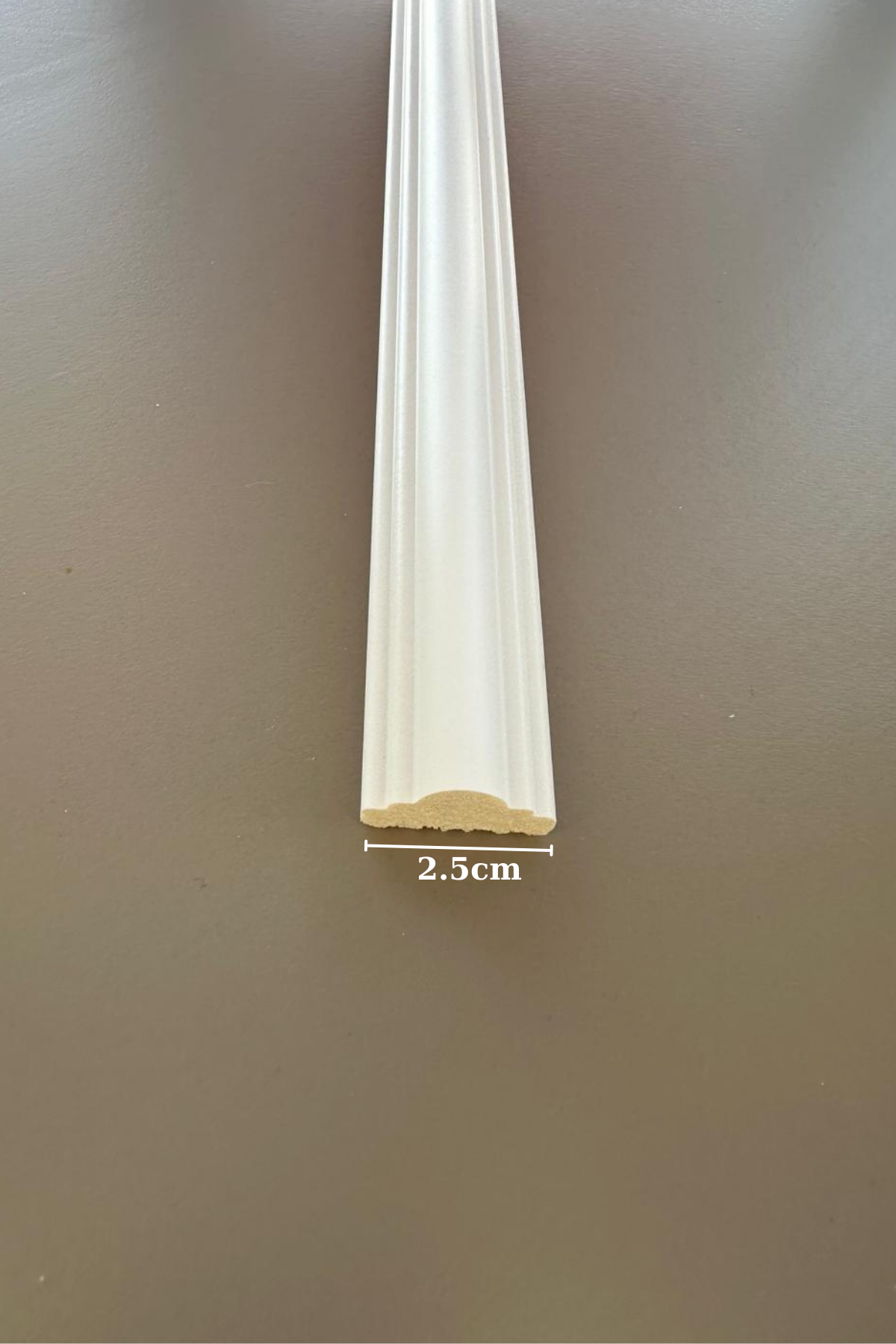 Dekoratif Boyanabilir Duvar Çıtası 2.5cm Hazır Kesimli Paket