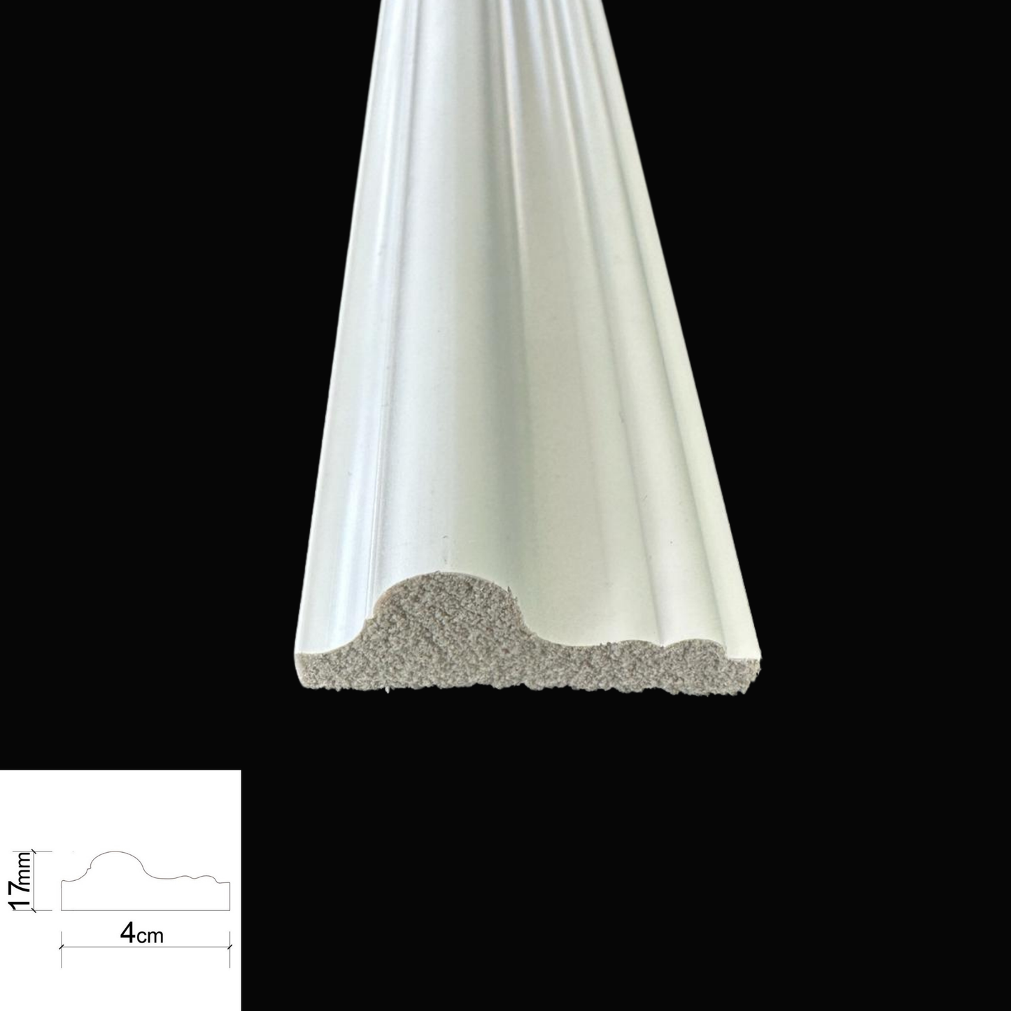 Dekoratif Boyanabilir4 Cm Duvar Çıtası Kesimli Hazır Paket