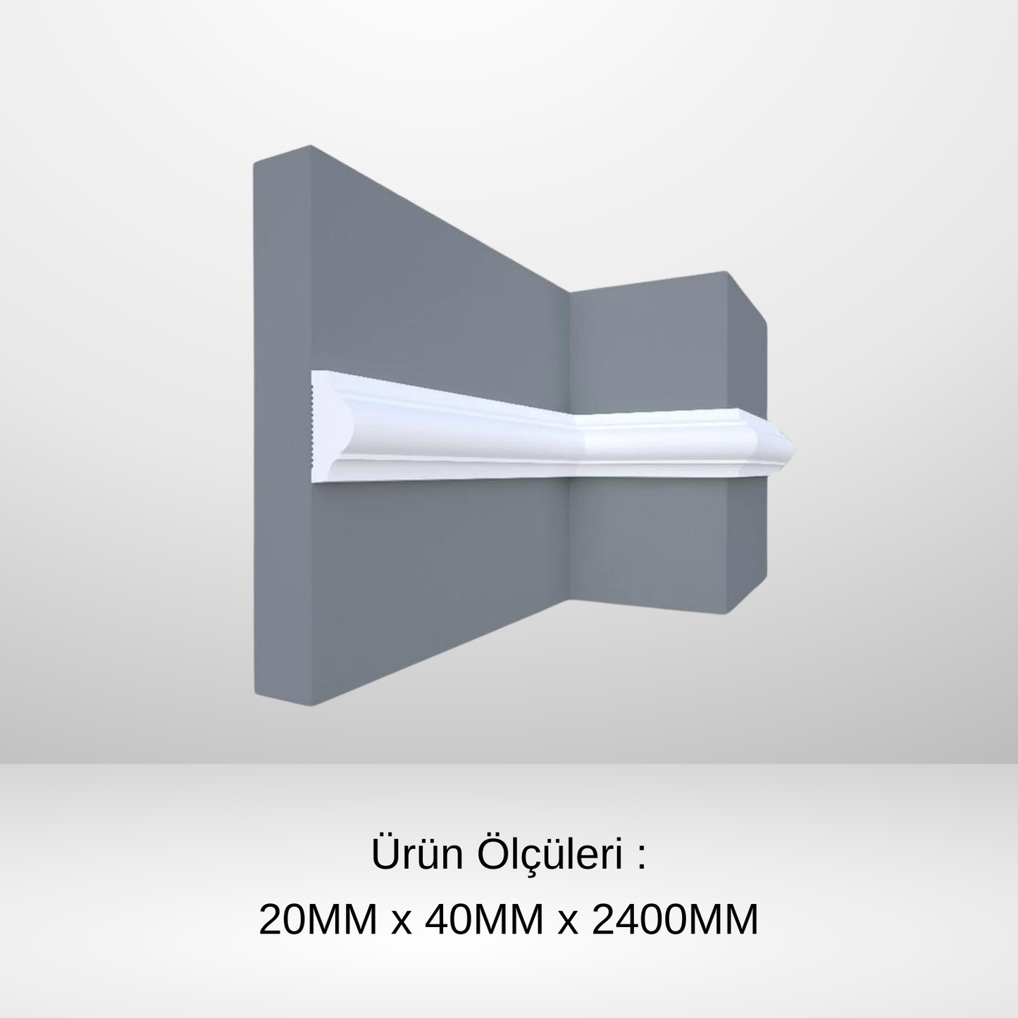 Dekoratif Boyanabilir4 Cm- 2,5 Cm Duvar Çıtası Kesimli Hazır Paket