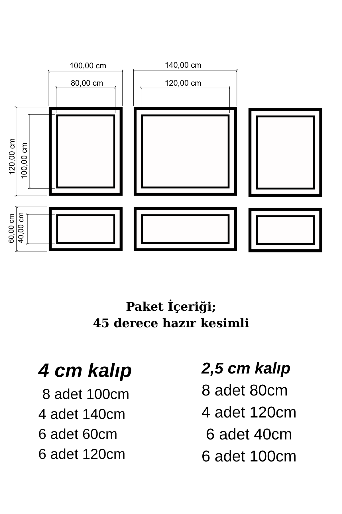 Boyanabilir Dekoratif Hazır Kesimli Duvar Çıtası, Kolay kurulum Salon, Antre Modern Tasarım