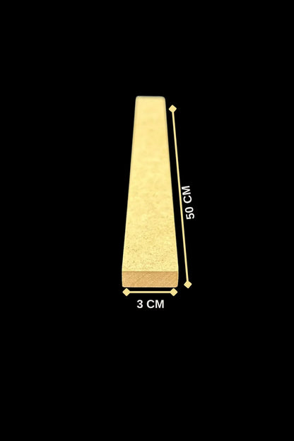 Modern Dekoratif Duvar Paneli – Ahşap Duvar Çıtası Oval Serisi