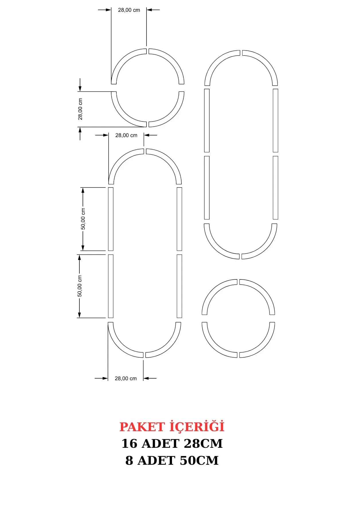 Modern Dekoratif Duvar Paneli – Ahşap Duvar Çıtası Oval Serisi