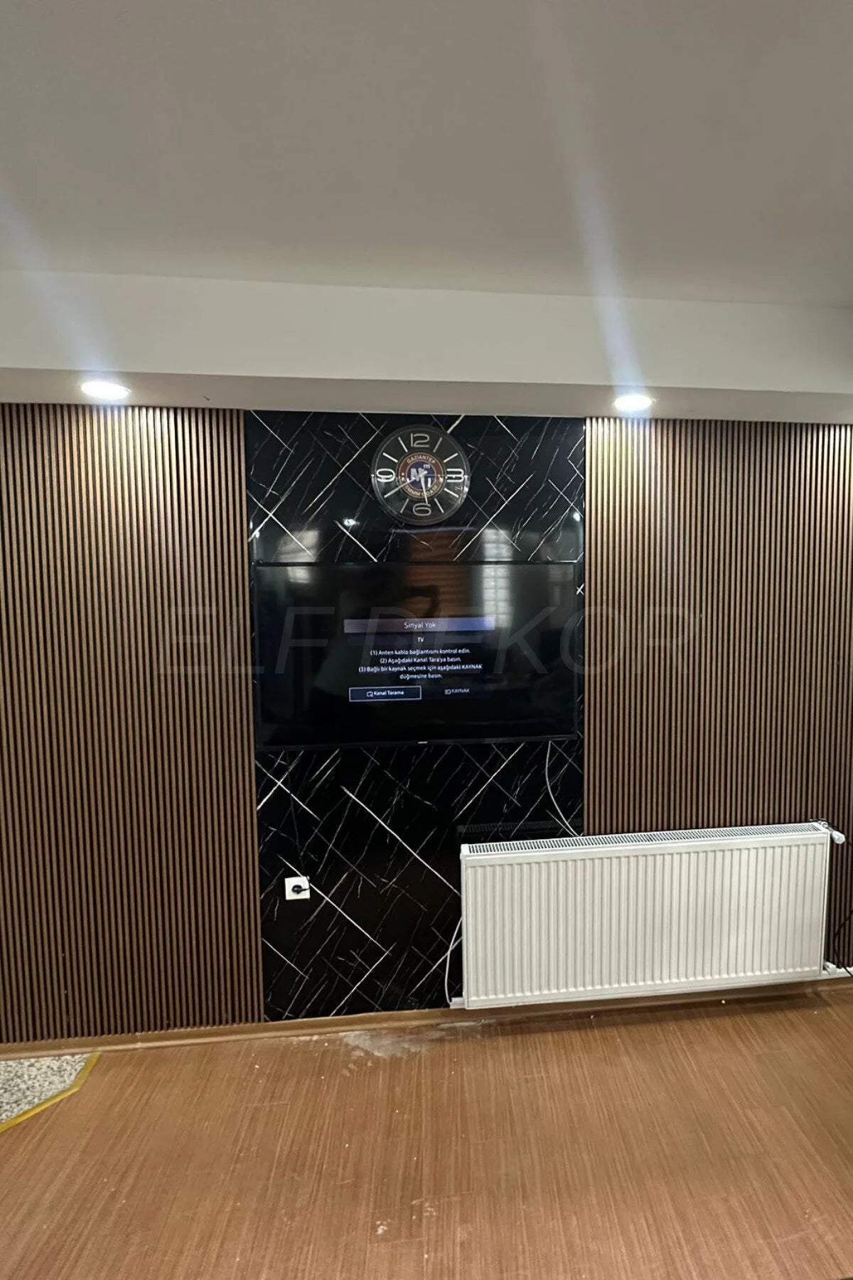 122cmx224cm 1 Adet Parlak Beyaz Mermer Desenli Duvar Paneli (Banyo&Mutfak&Zemin)