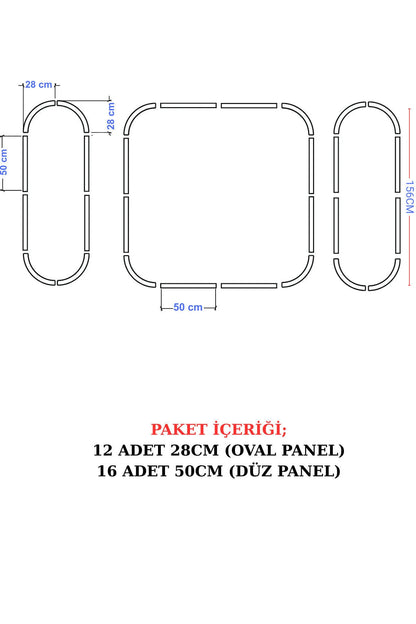 Modern Dekoratif Duvar Paneli – Ahşap Duvar Çıtası Oval Serisi