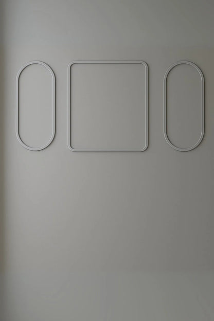 Modern Dekoratif Duvar Paneli – Ahşap Duvar Çıtası Oval Serisi