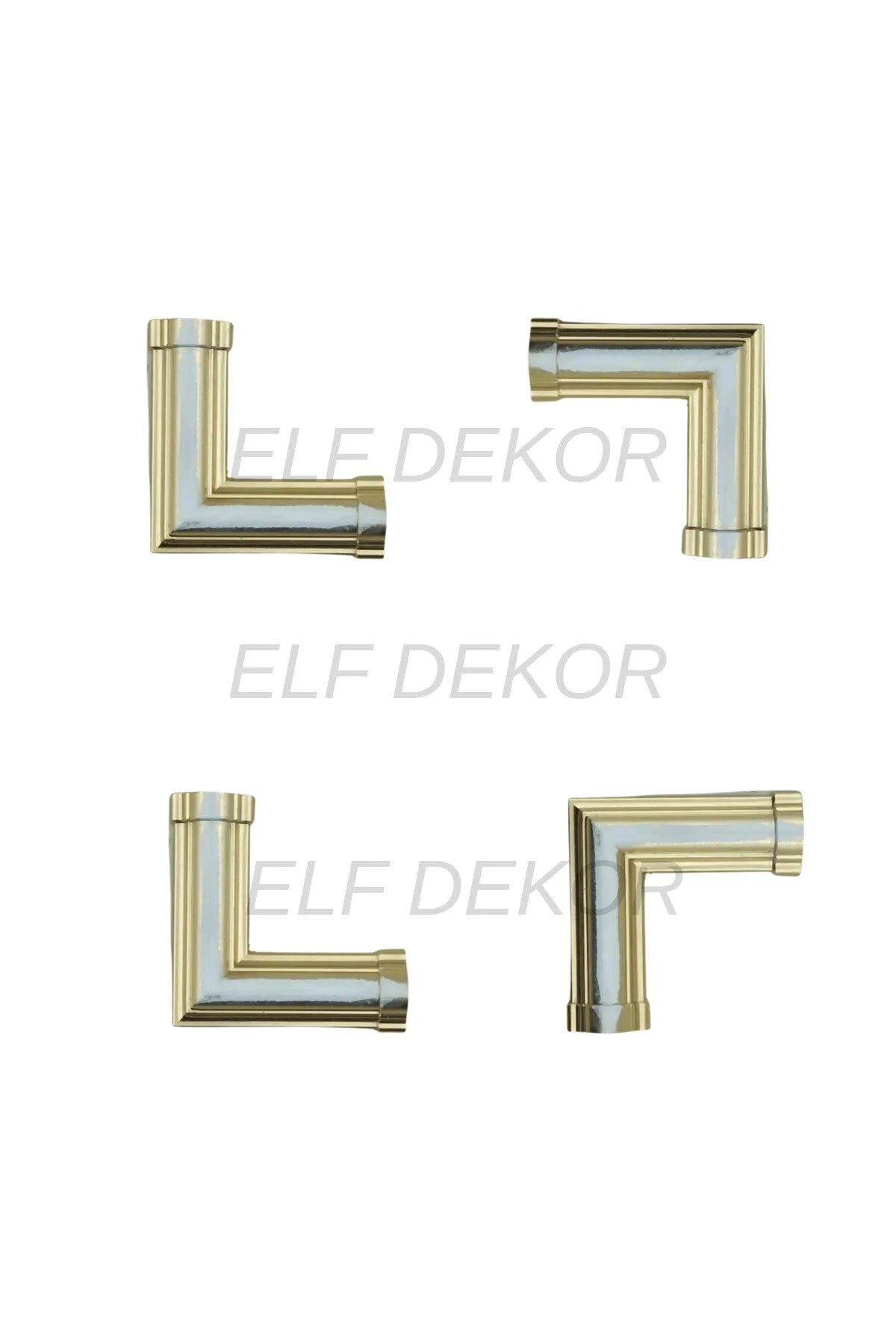 Polimer 4 cm Duvar Çıtası Uyumlu Köşe Motifi