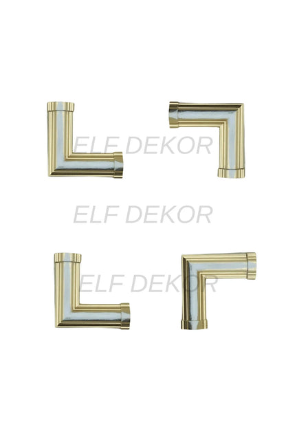 Polimer 4 cm Duvar Çıtası Uyumlu Köşe Motifi