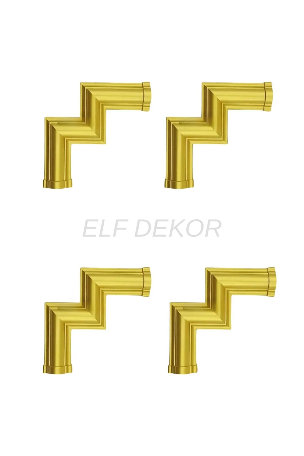 Polimer 4 cm Duvar Çıtası Uyumlu Köşe Motifi