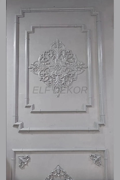 Polimer 4 cm Duvar Çıtası Uyumlu Köşe Motifi