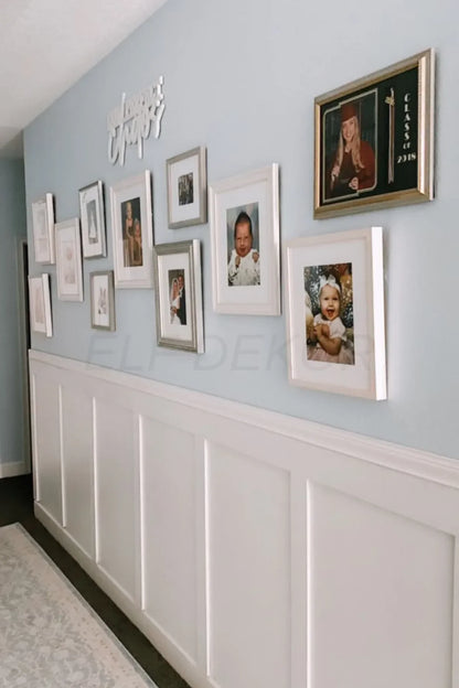 Antre,Koridor Boyanabilir İskandinav Duvar Çıtası 100cm x 7,5 cm (6 ADET) - 8mm