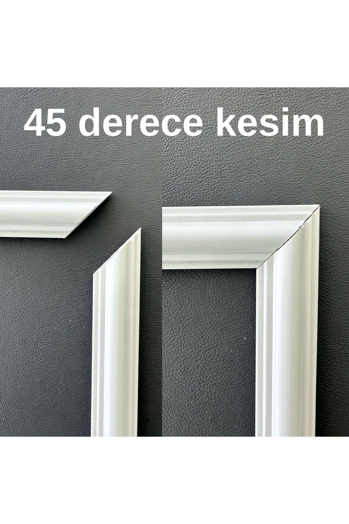 Kolay Kurulum, Kendinden Yapışkanlı, Boyanabilir Dekoratif Hazır Kesimli Duvar Çıtası Paketi